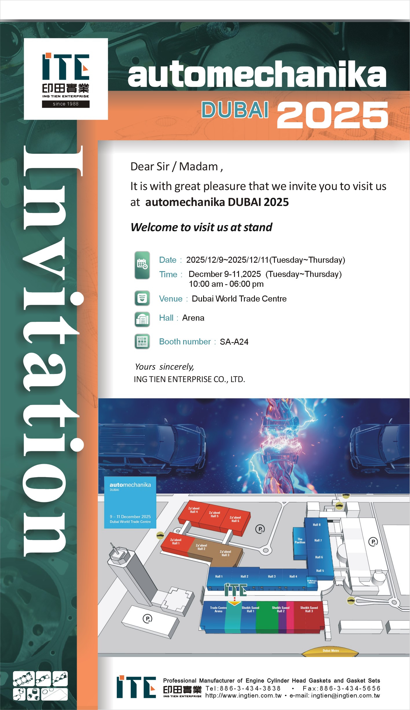 2025 AUTOMECHANIKA DUBAI SHOW 2025/12/09~12/11